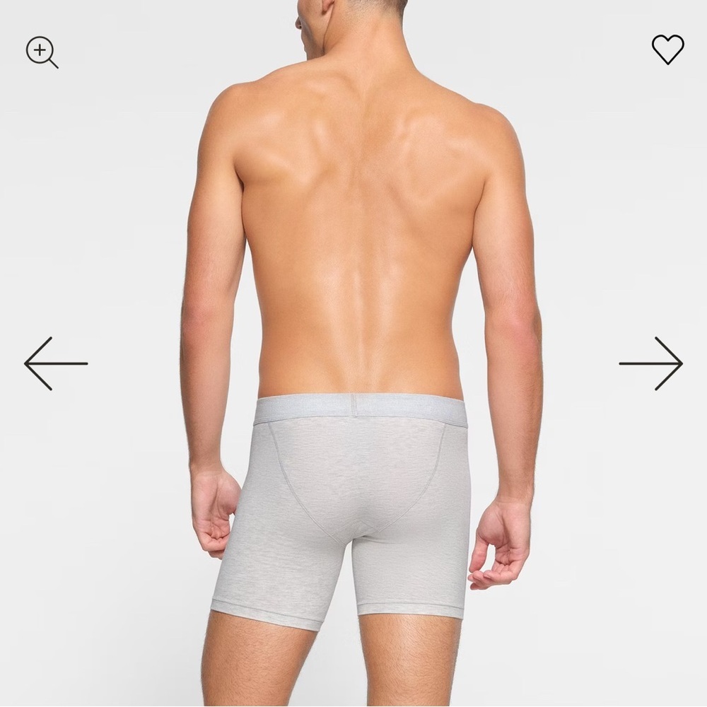 Skims Men's Gray Boxer Briefs small - Picture 2 of 3